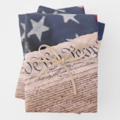 Feuille De Papier Cadeau La Constitution (En situation)