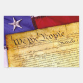 Feuille De Papier Cadeau La Constitution américaine (Devant)