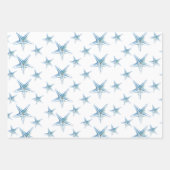 Feuille De Papier Cadeau La Côte Sous L'Aquarelle De La Mer (Devant 3)