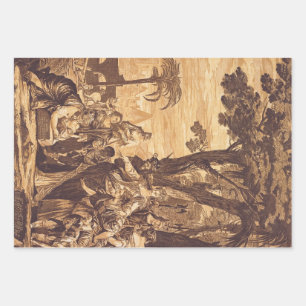 Feuille De Papier Cadeau La découverte de Moïse du Livre de l'Exode