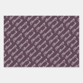 Feuille De Papier Cadeau La fille lisant un livre (Devant 2)