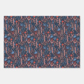 Feuille De Papier Cadeau La florale de Valentine (Devant 3)