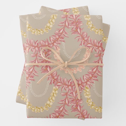 Feuille De Papier Cadeau Lā Lei - Sable par Wander With Aloha (En situation)