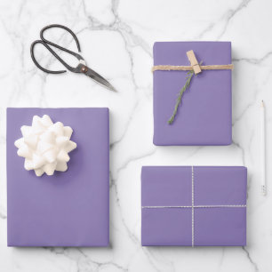 Feuille De Papier Cadeau La Majesté de la montagne violette solide