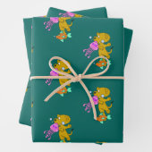 Feuille De Papier Cadeau La natation de Ferald (En situation)