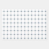 Feuille De Papier Cadeau La Nativité Noël marine (Devant 3)