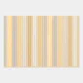 Feuille De Papier Cadeau La paix sur Terre Noël d'or (Devant 3)