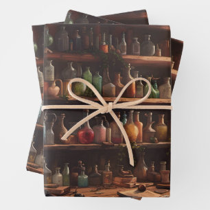 Feuille De Papier Cadeau La Pharmacie du Magicien Art Numérique