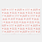 Feuille De Papier Cadeau la Saint-Valentin (Devant)