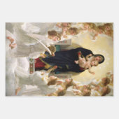 Feuille De Papier Cadeau La Vierge aux anges - William-Adolphe Bouguereau (Devant)