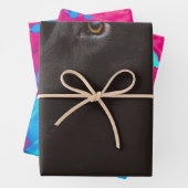 Feuille De Papier Cadeau laboratoire noir (En situation)