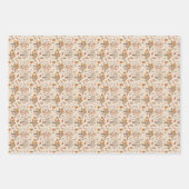 Feuille De Papier Cadeau Labrador Cute Fall Motif d'automne (Devant 2)