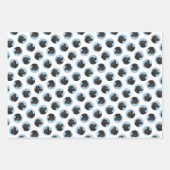 Feuille De Papier Cadeau Labrador Retriever Painting Black Lab Pet Chien Ar (Devant 2)