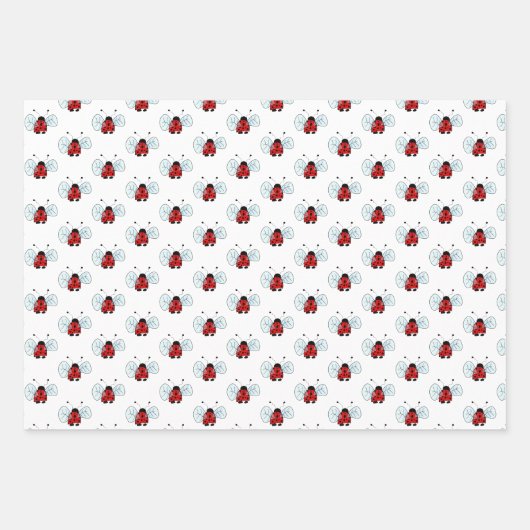 Feuille De Papier Cadeau Ladybug (Devant)