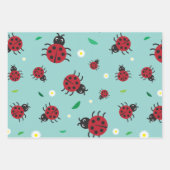 Feuille De Papier Cadeau Ladybugs (Devant 3)