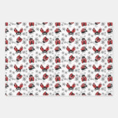 Feuille De Papier Cadeau Ladybugs Whimsical (Devant)