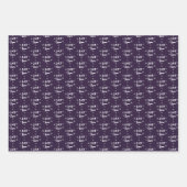 Feuille De Papier Cadeau Laisser neiger Noël Snowflakes (Devant 2)