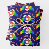 Feuille De Papier Cadeau L'amour avant tout le reste (En situation)