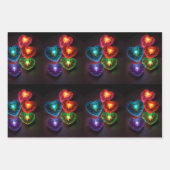 Feuille De Papier Cadeau L'amour dans chaque battement de coeur (Devant)