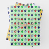 Feuille De Papier Cadeau Lanternes Bryn Mawr (En situation)