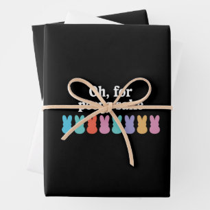 Feuille De Papier Cadeau Lapin de Pâques chrétien religieux Carnaval 