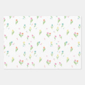 Feuille De Papier Cadeau lapins de Pâques, poussins, oeufs peints (Devant 3)