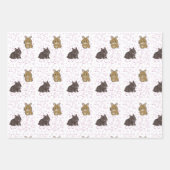 Feuille De Papier Cadeau Lapins Lionhead (Devant 2)
