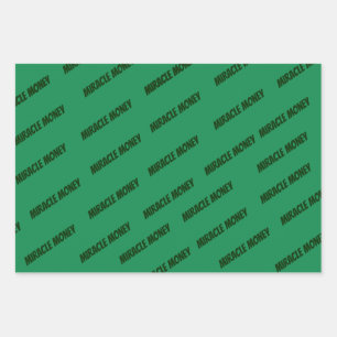 Feuille De Papier Cadeau L'argent miracle est entre mes mains