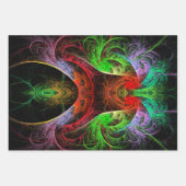 Feuille De Papier Cadeau L'art Abstrait du Carnaval (Devant)