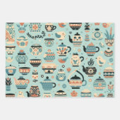 Feuille De Papier Cadeau L'art potier chinois (Devant 3)
