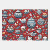 Feuille De Papier Cadeau L'art potier chinois (Devant)