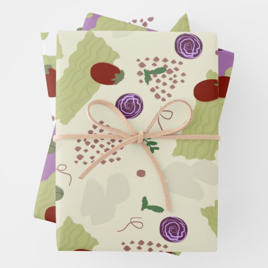 Feuille De Papier Cadeau Lasagna Soup Pizza Restaurant Fromage Spaghetti (En situation)