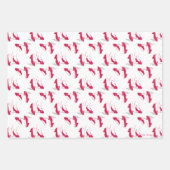 Feuille De Papier Cadeau L'Assistant D'Oz™ | Motif Ruby Slippers™ (Devant 3)