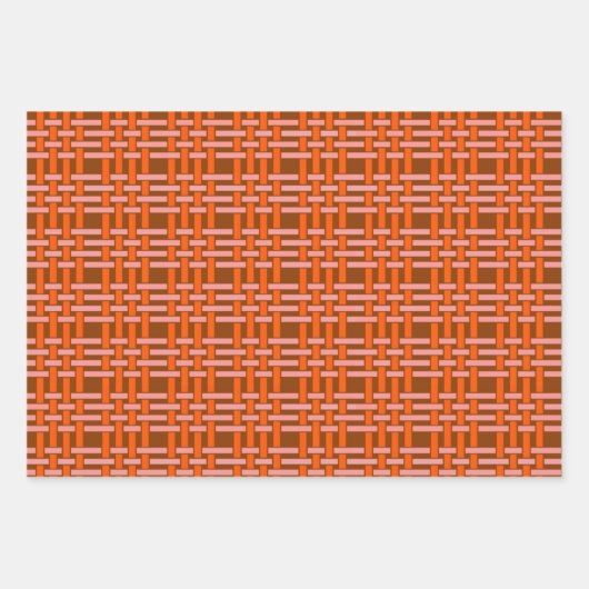 FEUILLE DE PAPIER CADEAU LATTICES (Devant)