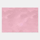Feuille De Papier Cadeau Lavage de mariage chic rose perle (Devant 3)