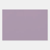 Feuille De Papier Cadeau Lavande rouille violette de couleur claire (Devant 2)