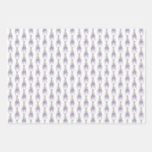 Feuille De Papier Cadeau Lavender Herb Flower Bund Motifs (Devant)