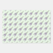 Feuille De Papier Cadeau Lavender Herb Flower Bund Motifs (Devant 3)