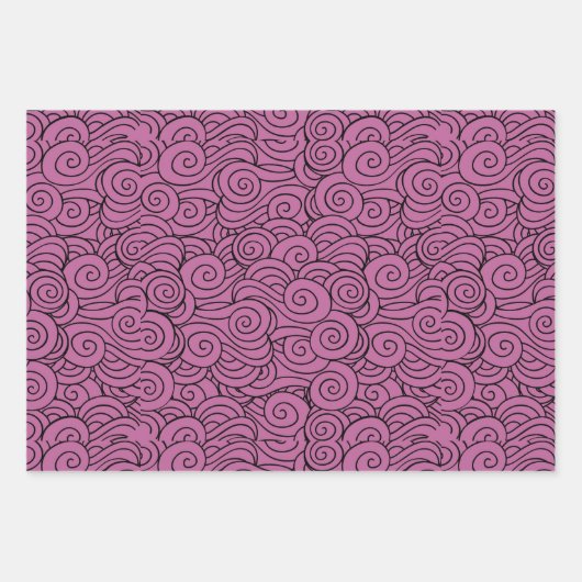 Feuille De Papier Cadeau Le cauchemar avant le Motif (Devant 2)