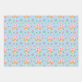 Feuille De Papier Cadeau Le Champignon Cute Pastel (Devant 3)