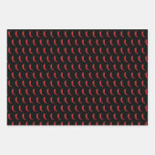 Feuille De Papier Cadeau Le Chili rouge sent l'amour (Devant 3)