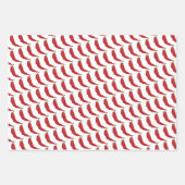 Feuille De Papier Cadeau Le Chili rouge sent l'amour (Devant 2)