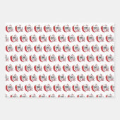 Feuille De Papier Cadeau Le Chili rouge sent l'amour (Devant)