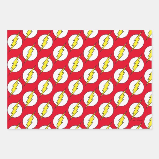 Feuille De Papier Cadeau Le Flash | Éclair (Devant 2)