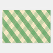 Feuille De Papier Cadeau Le Jacquard vert MeanClique (Devant)