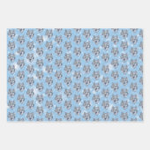 Feuille De Papier Cadeau Le loup d'hiver (Devant 3)