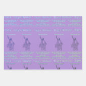 Feuille De Papier Cadeau "Le Magicien" M'Attaque Anniversaire (Devant 3)