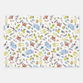 Feuille De Papier Cadeau Le monde du Dr Seuss Motif (Devant)