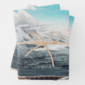 Feuille De Papier Cadeau Le Mont Fuji (En situation)