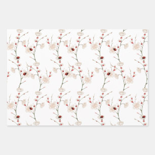 Feuille De Papier Cadeau Le Motif de Little Ladybug Boho